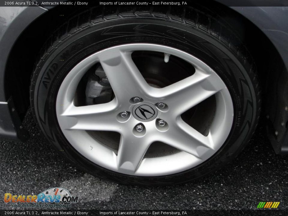 2006 Acura TL 3.2 Anthracite Metallic / Ebony Photo #14