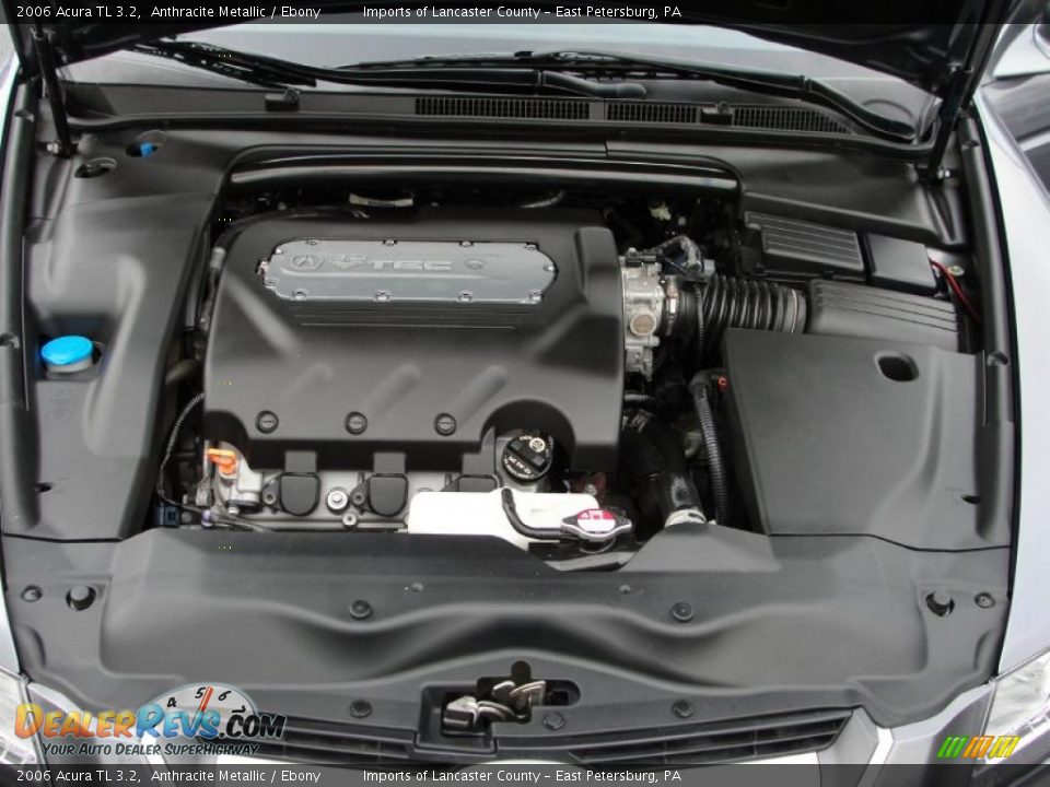2006 Acura TL 3.2 Anthracite Metallic / Ebony Photo #15