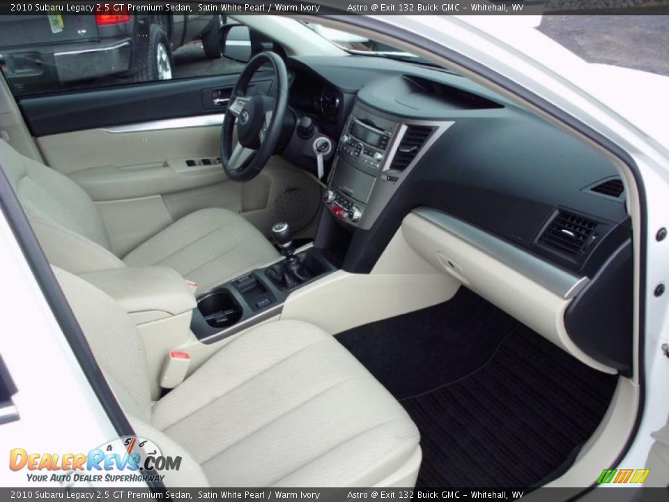 Warm Ivory Interior - 2010 Subaru Legacy 2.5 GT Premium Sedan Photo #16