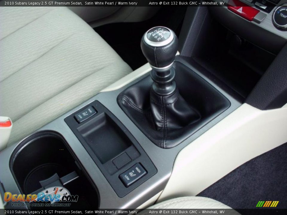 2010 Subaru Legacy 2.5 GT Premium Sedan Shifter Photo #18