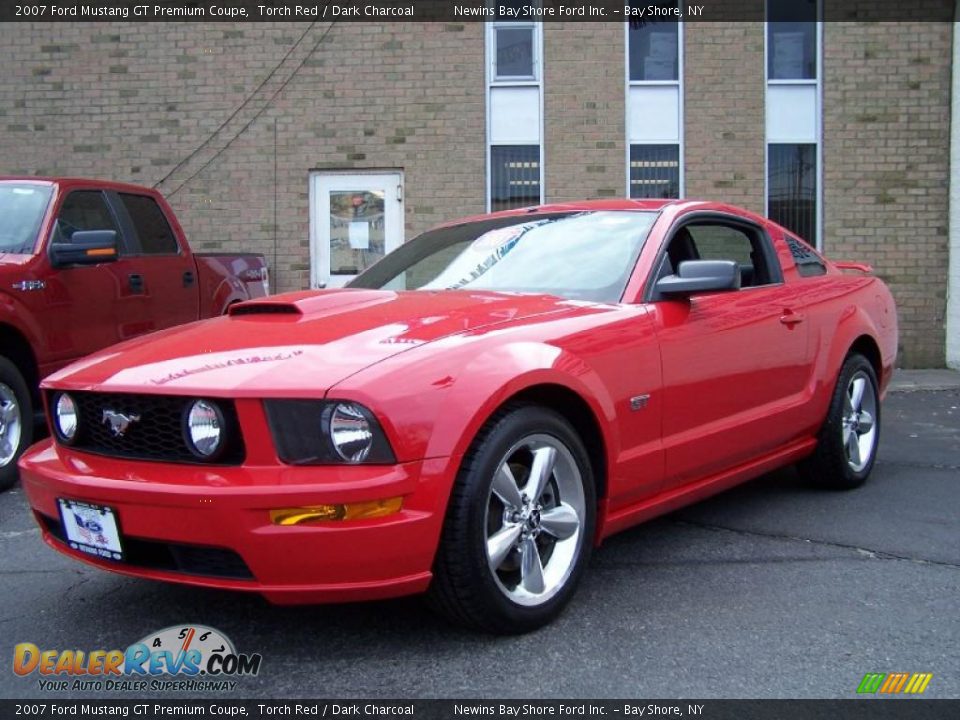 2007 Ford Mustang GT Premium Coupe Torch Red / Dark Charcoal Photo #1