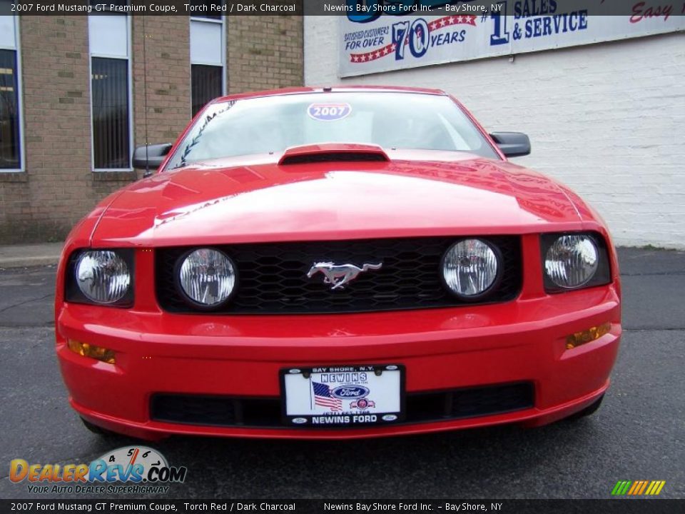 2007 Ford Mustang GT Premium Coupe Torch Red / Dark Charcoal Photo #2