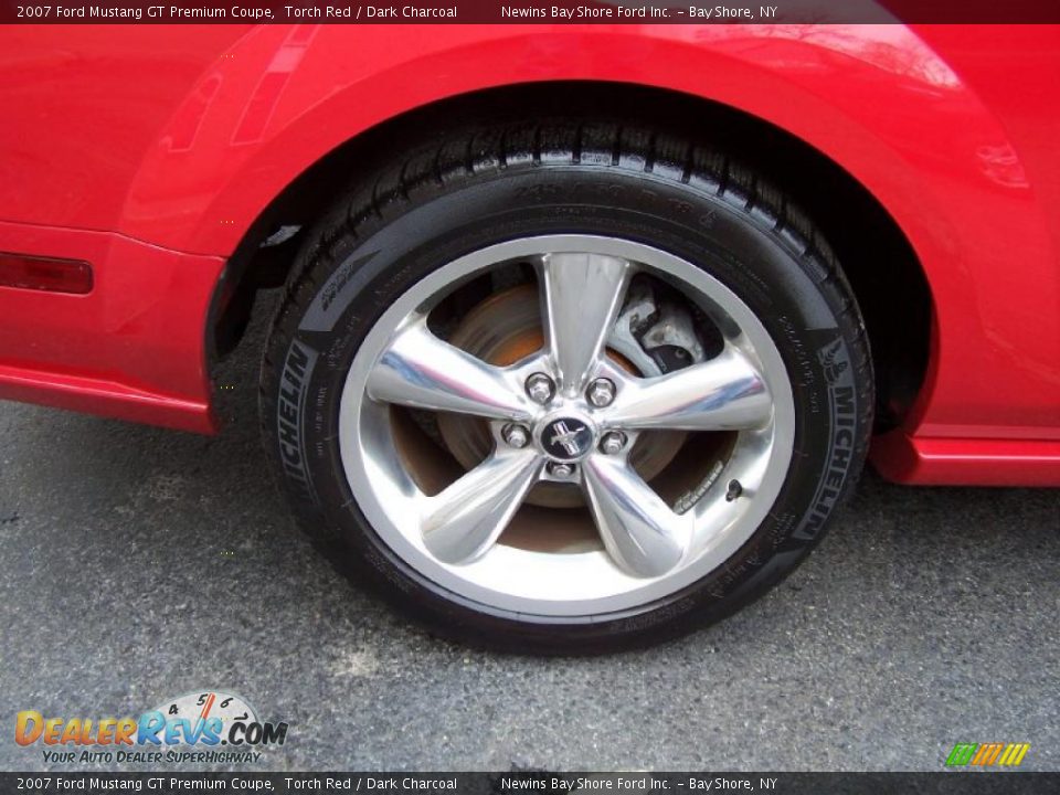 2007 Ford Mustang GT Premium Coupe Torch Red / Dark Charcoal Photo #8