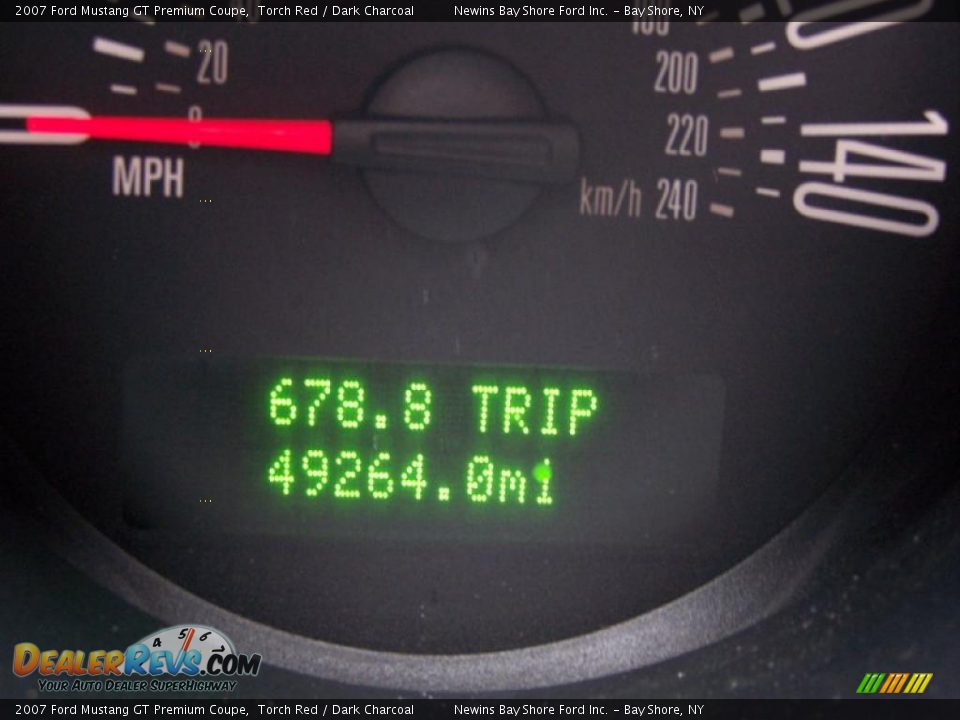 2007 Ford Mustang GT Premium Coupe Torch Red / Dark Charcoal Photo #13