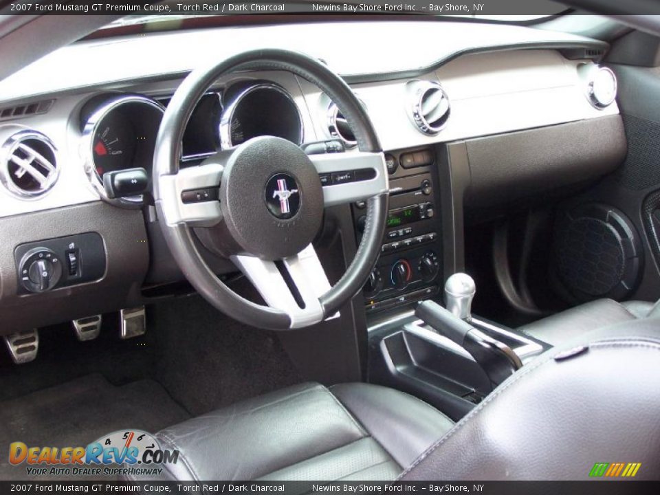 2007 Ford Mustang GT Premium Coupe Torch Red / Dark Charcoal Photo #14