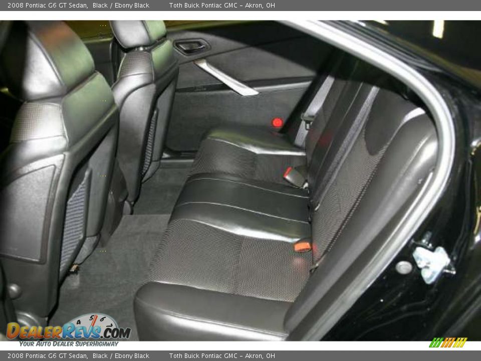 2008 Pontiac G6 GT Sedan Black / Ebony Black Photo #5