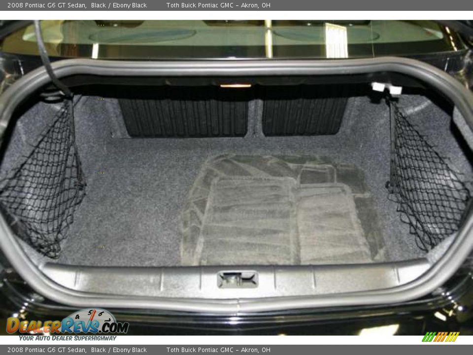 2008 Pontiac G6 GT Sedan Black / Ebony Black Photo #15