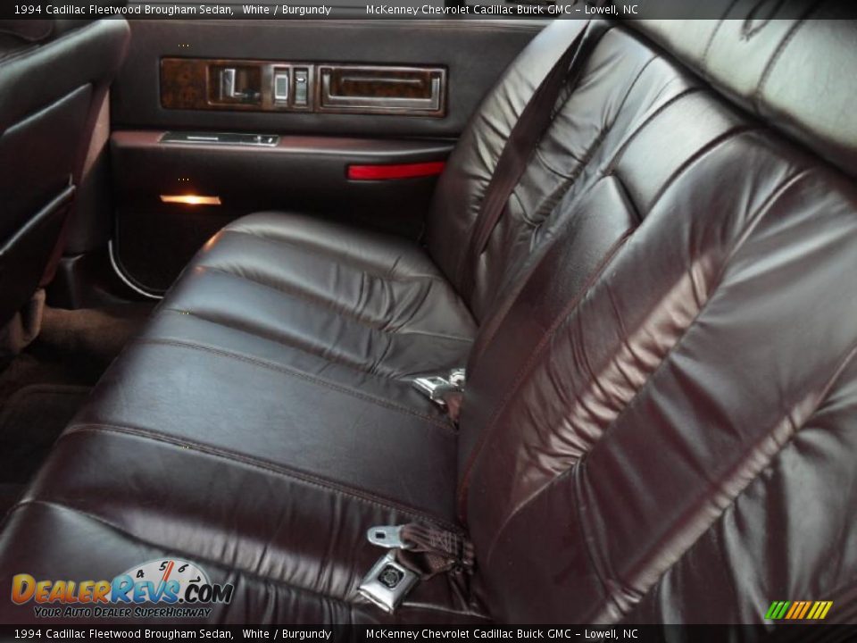 Burgundy Interior 1994 Cadillac Fleetwood Brougham Sedan