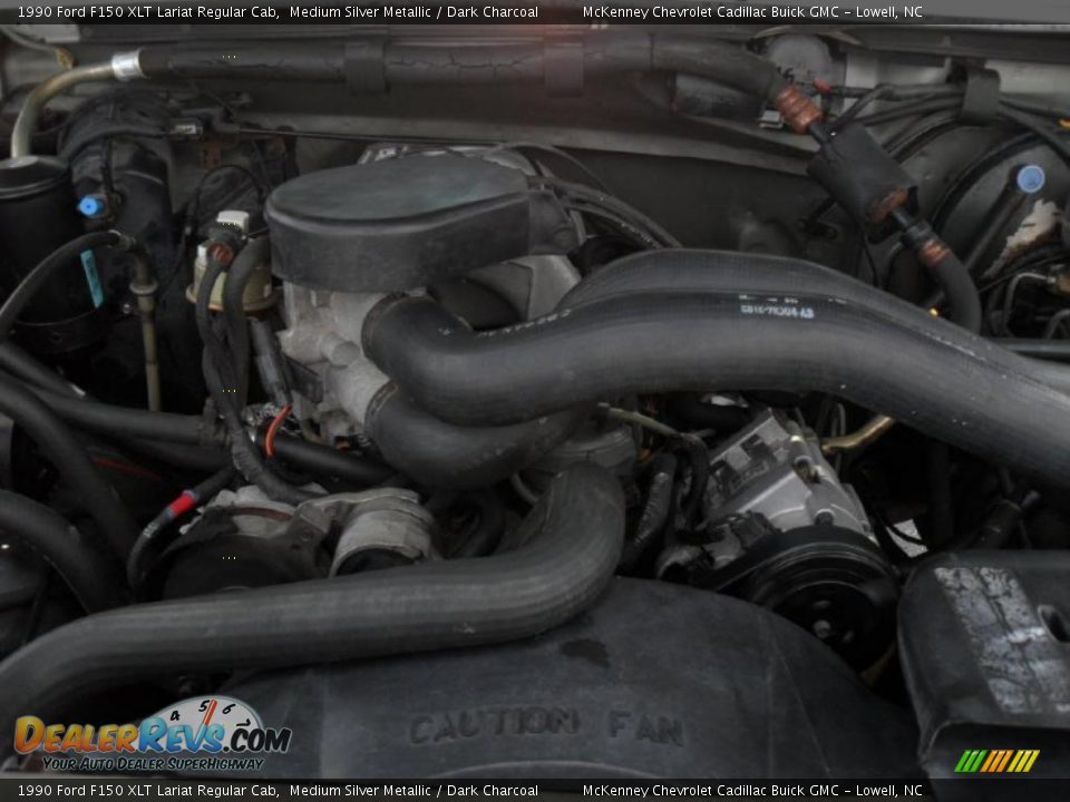 1990 Ford F150 XLT Lariat Regular Cab 5.0 Liter EFI OHV 16-Valve V8 Engine Photo #24