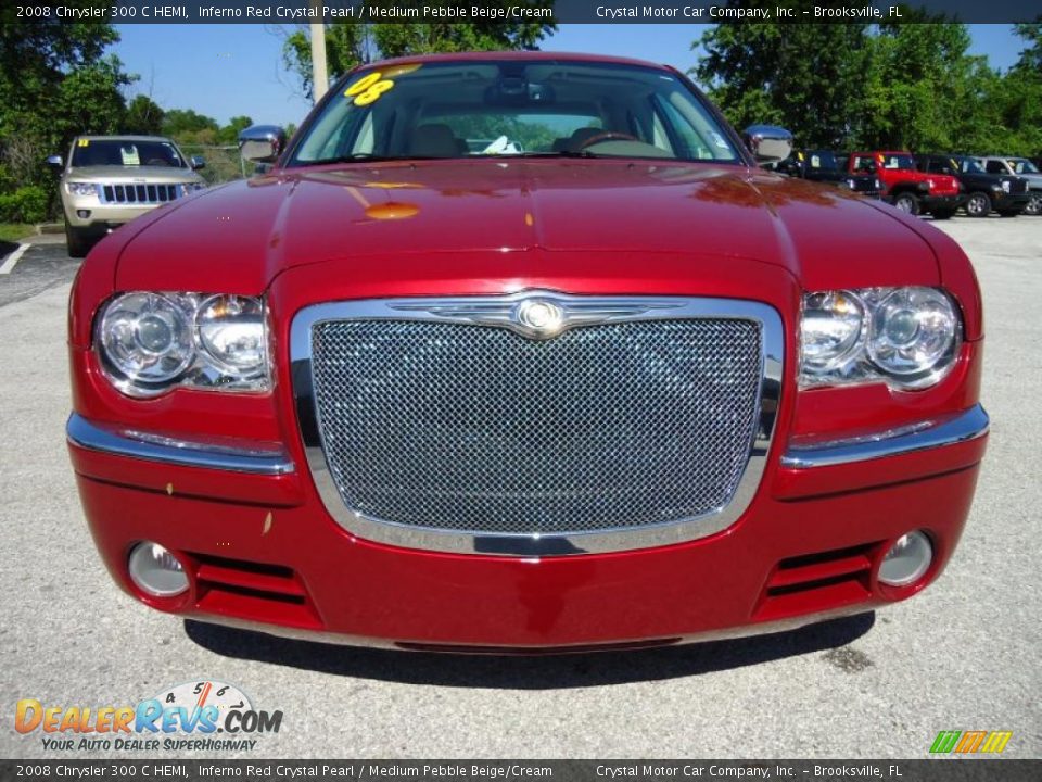 Inferno Red Crystal Pearl 2008 Chrysler 300 C HEMI Photo #21