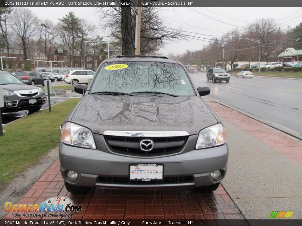 2002 Mazda Tribute LX V6 4WD Dark Shadow Gray Metallic / Gray Photo #2