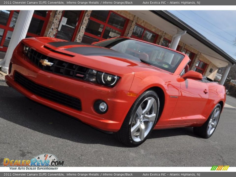 2011 Chevrolet Camaro SS/RS Convertible Inferno Orange Metallic / Inferno Orange/Black Photo #1