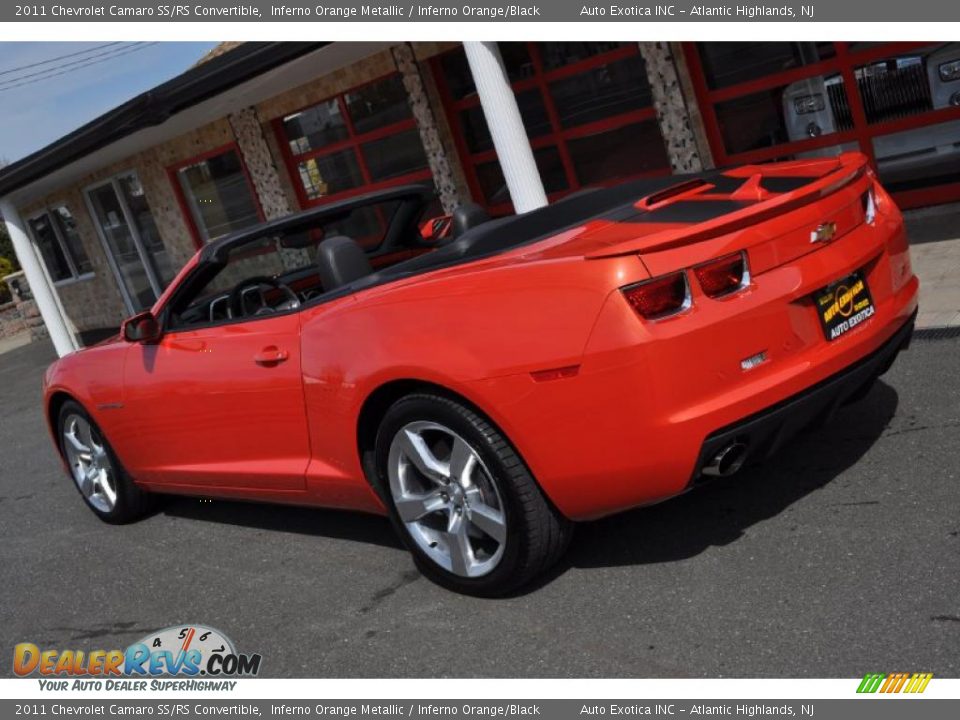 2011 Chevrolet Camaro SS/RS Convertible Inferno Orange Metallic / Inferno Orange/Black Photo #2