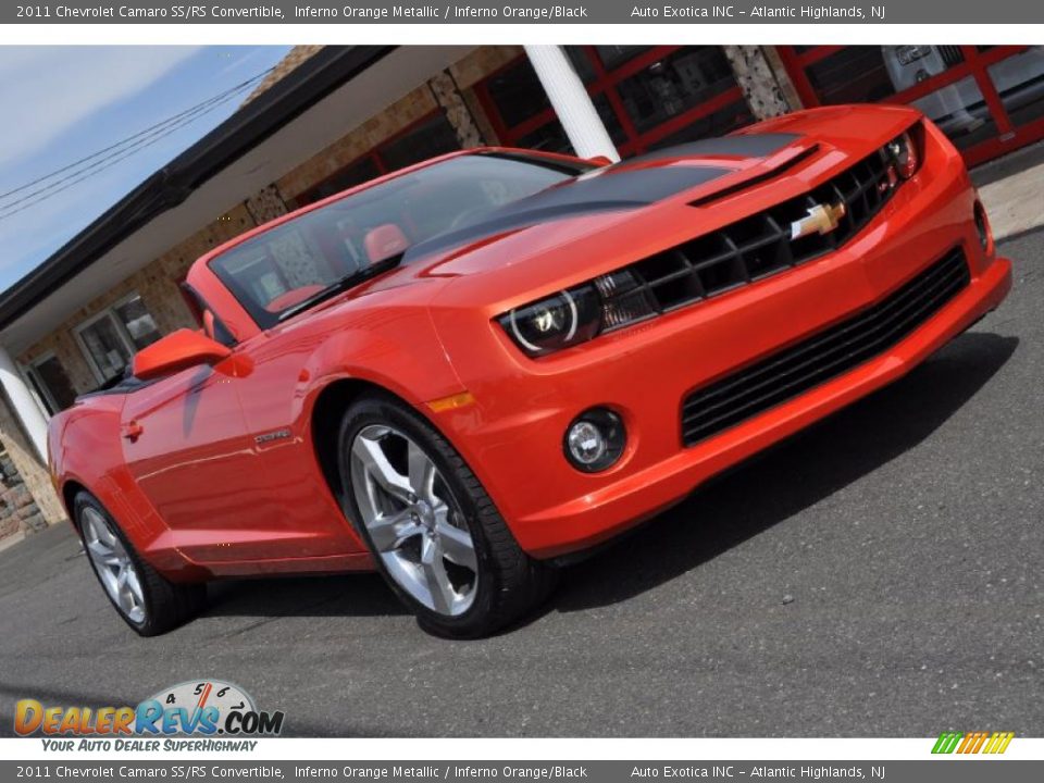 2011 Chevrolet Camaro SS/RS Convertible Inferno Orange Metallic / Inferno Orange/Black Photo #4
