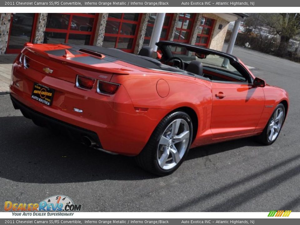2011 Chevrolet Camaro SS/RS Convertible Inferno Orange Metallic / Inferno Orange/Black Photo #5
