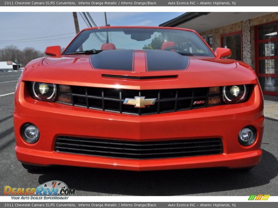 Inferno Orange Metallic 2011 Chevrolet Camaro SS/RS Convertible Photo #7