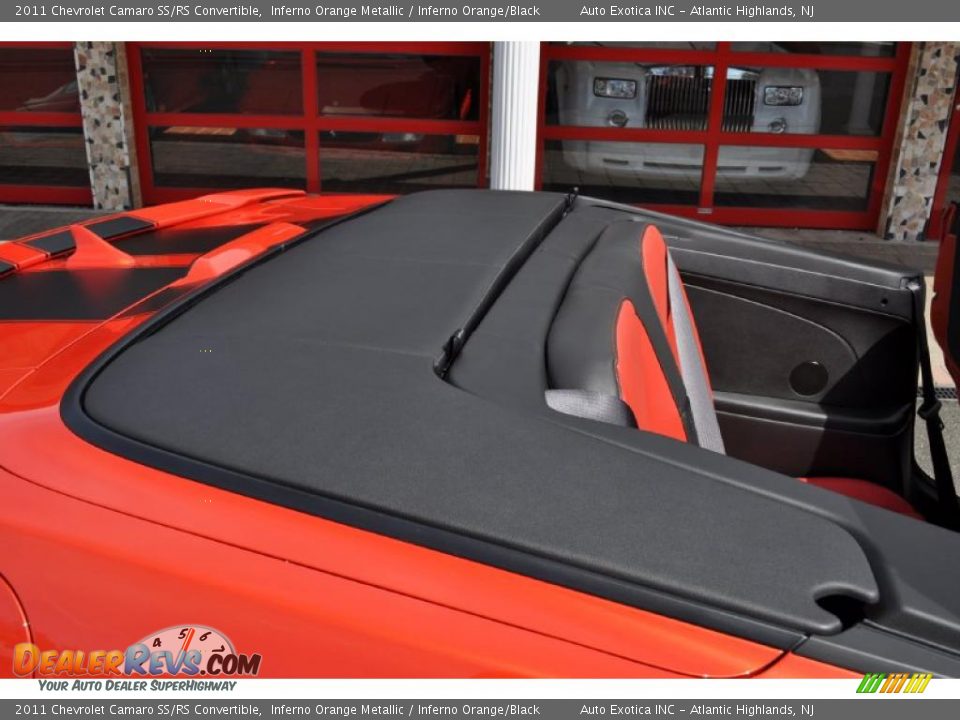 2011 Chevrolet Camaro SS/RS Convertible Inferno Orange Metallic / Inferno Orange/Black Photo #13