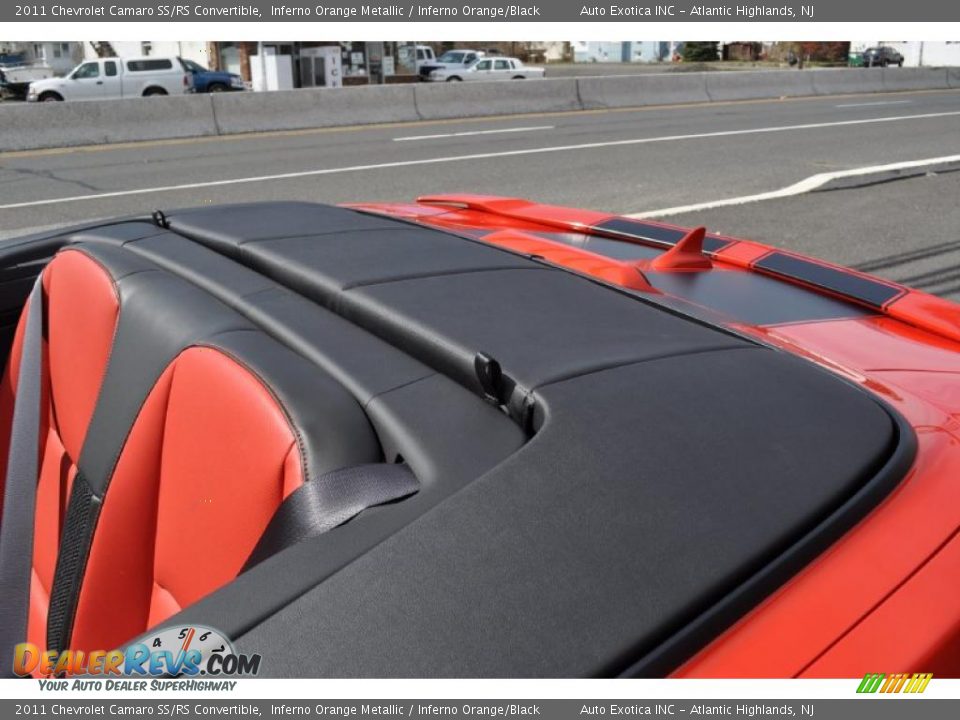 2011 Chevrolet Camaro SS/RS Convertible Inferno Orange Metallic / Inferno Orange/Black Photo #14