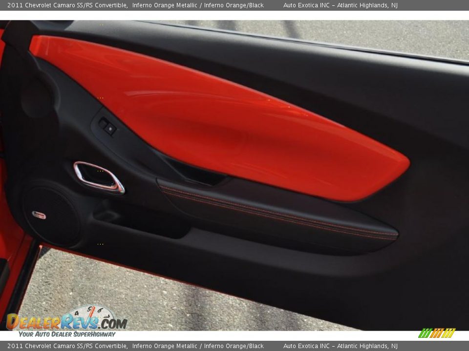 2011 Chevrolet Camaro SS/RS Convertible Inferno Orange Metallic / Inferno Orange/Black Photo #22