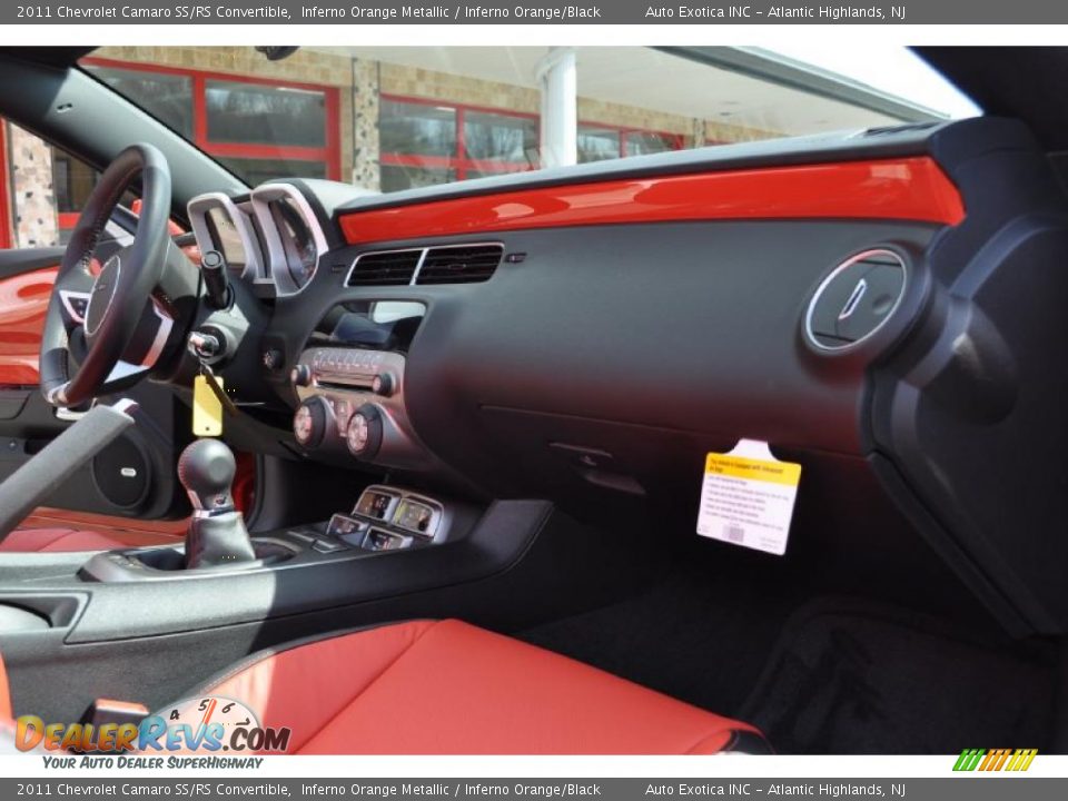2011 Chevrolet Camaro SS/RS Convertible Inferno Orange Metallic / Inferno Orange/Black Photo #23