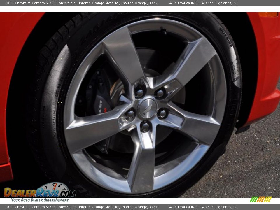 2011 Chevrolet Camaro SS/RS Convertible Inferno Orange Metallic / Inferno Orange/Black Photo #30