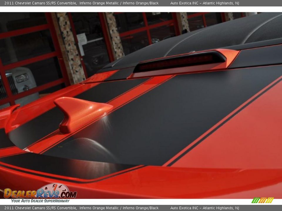 2011 Chevrolet Camaro SS/RS Convertible Inferno Orange Metallic / Inferno Orange/Black Photo #32