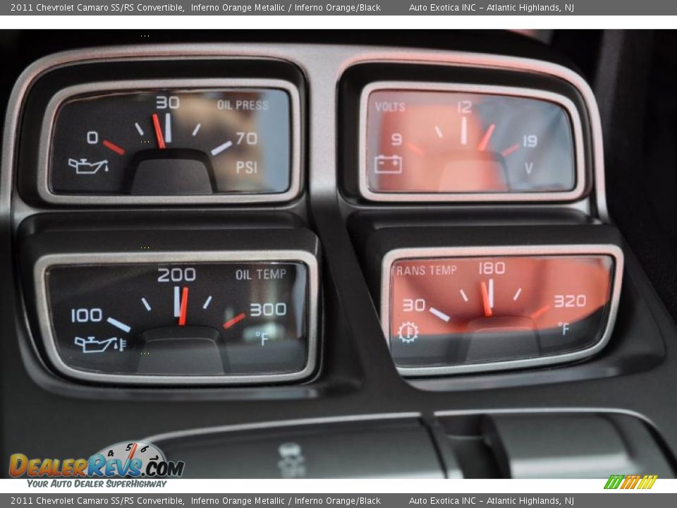 2011 Chevrolet Camaro SS/RS Convertible Gauges Photo #36