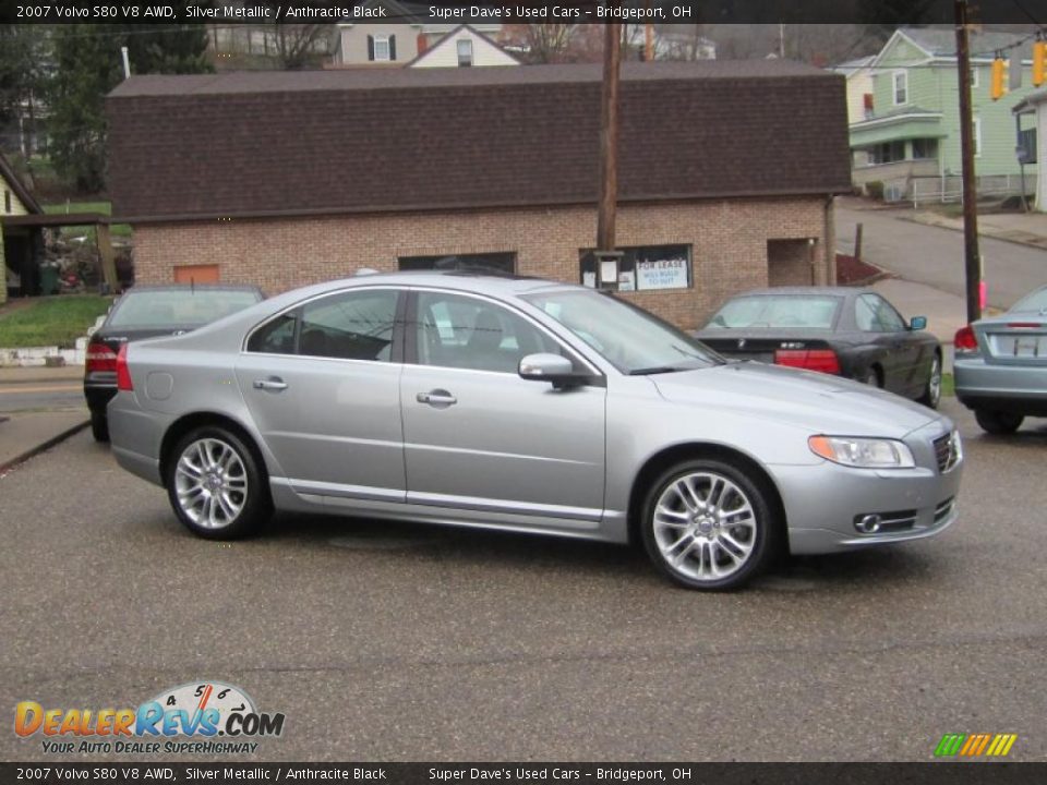 2007 Volvo S80 V8 AWD Silver Metallic / Anthracite Black Photo #2