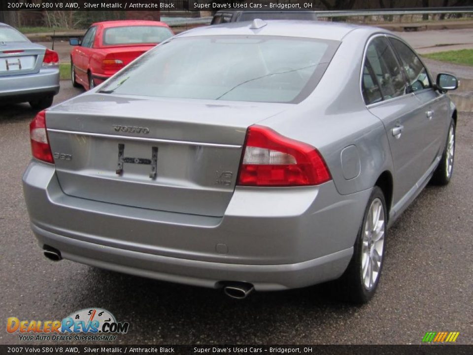 2007 Volvo S80 V8 AWD Silver Metallic / Anthracite Black Photo #4