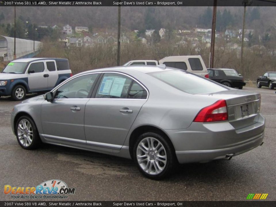 2007 Volvo S80 V8 AWD Silver Metallic / Anthracite Black Photo #7