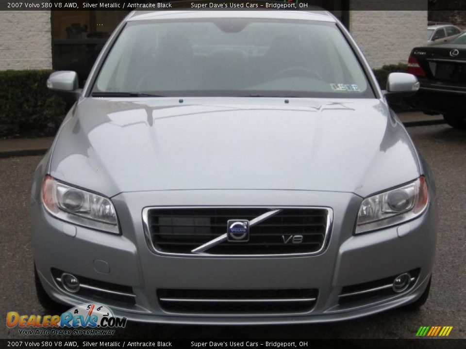 2007 Volvo S80 V8 AWD Silver Metallic / Anthracite Black Photo #10