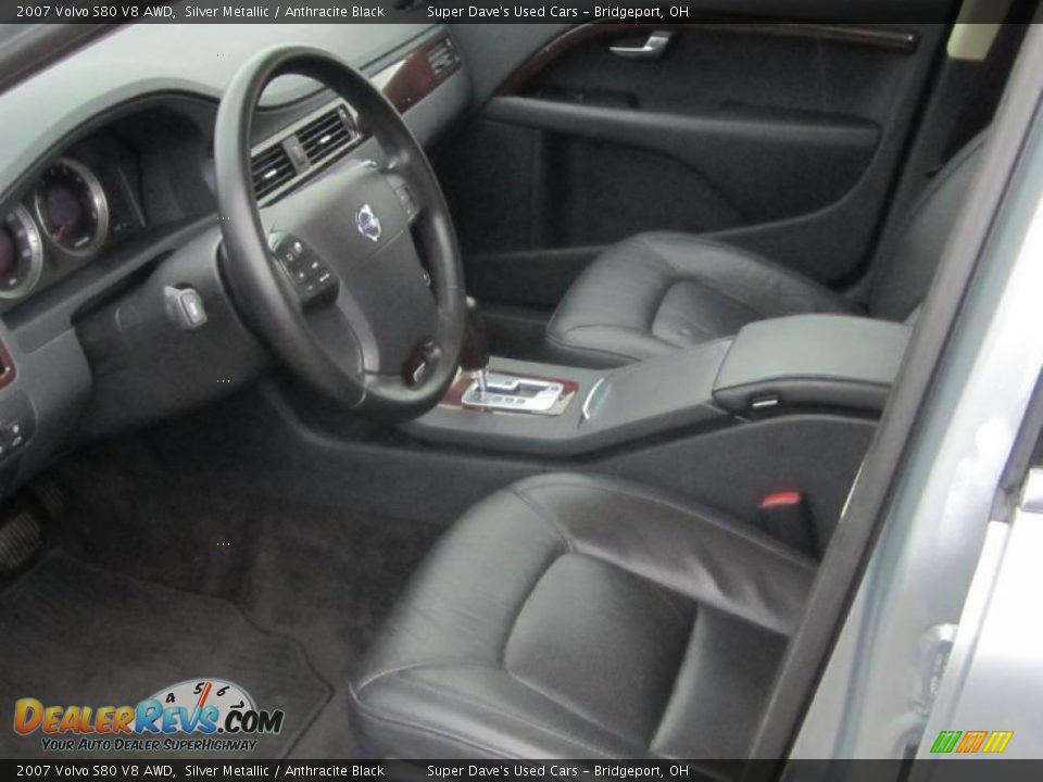 2007 Volvo S80 V8 AWD Silver Metallic / Anthracite Black Photo #11