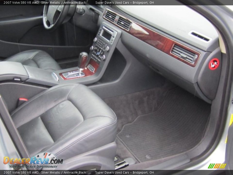 2007 Volvo S80 V8 AWD Silver Metallic / Anthracite Black Photo #15