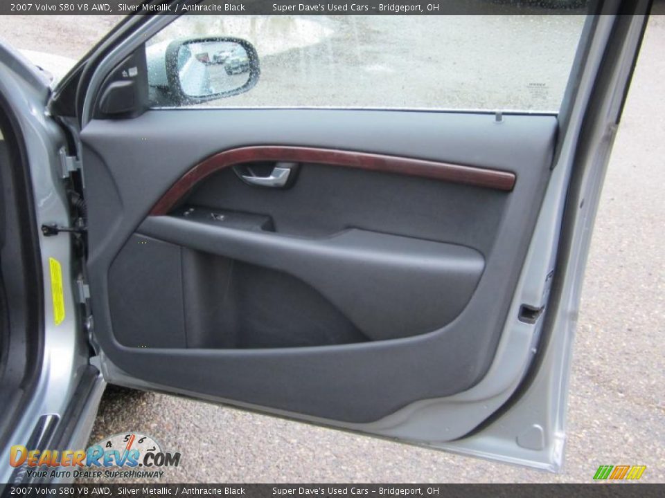 2007 Volvo S80 V8 AWD Silver Metallic / Anthracite Black Photo #18
