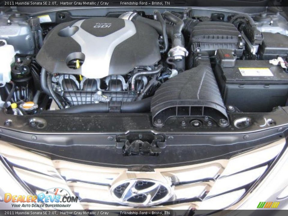 2011 Hyundai Sonata SE 2.0T 2.0 Liter GDI Turbocharged DOHC 16-Valve CVVT 4 Cylinder Engine Photo #10