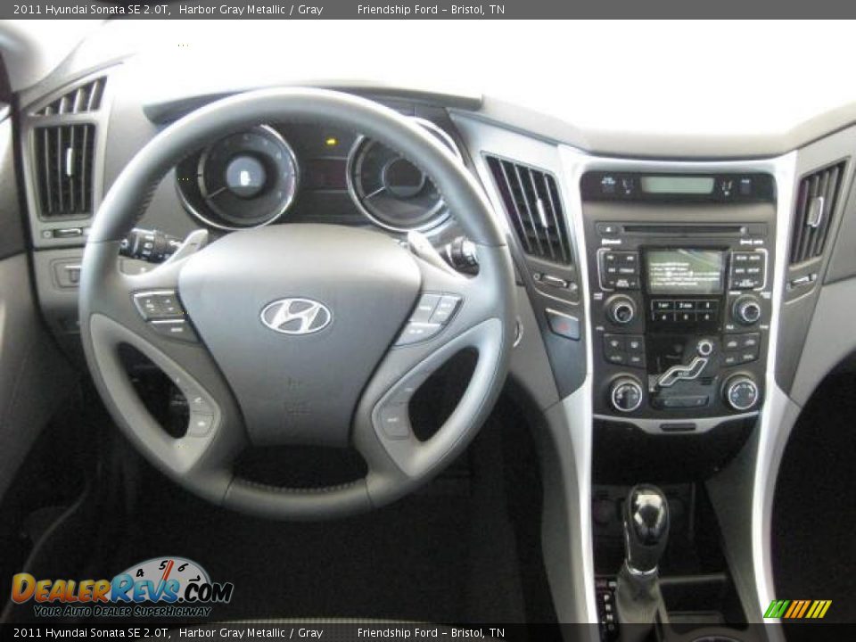 Dashboard of 2011 Hyundai Sonata SE 2.0T Photo #24