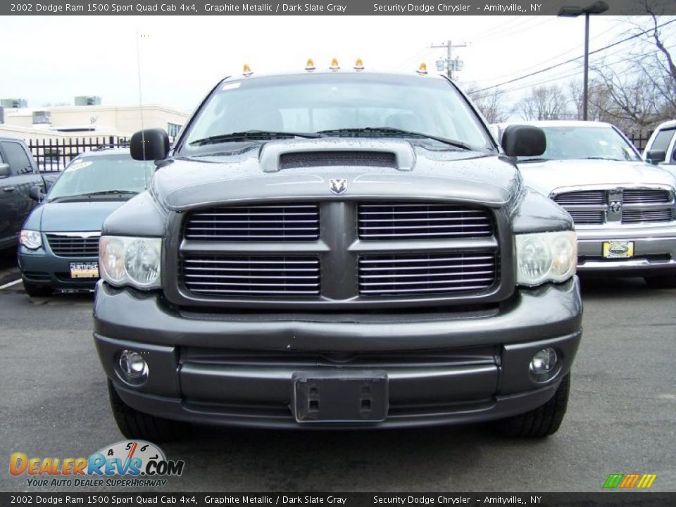 2002 Dodge Ram 1500 Sport Quad Cab 4x4 Graphite Metallic / Dark Slate Gray Photo #4