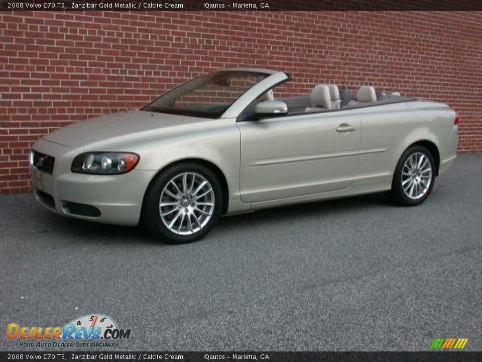 2008 Volvo C70 T5 Zanzibar Gold Metallic / Calcite Cream Photo #1