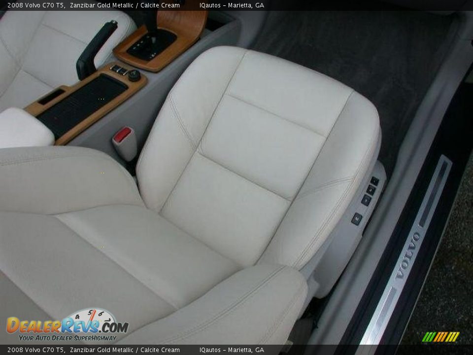 2008 Volvo C70 T5 Zanzibar Gold Metallic / Calcite Cream Photo #4