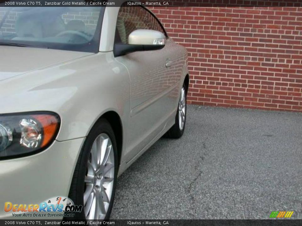 2008 Volvo C70 T5 Zanzibar Gold Metallic / Calcite Cream Photo #14