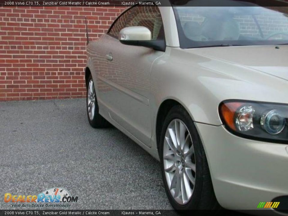 2008 Volvo C70 T5 Zanzibar Gold Metallic / Calcite Cream Photo #15