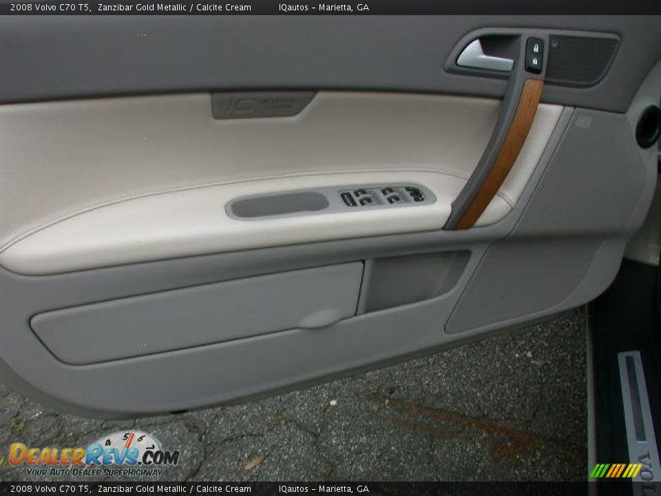 2008 Volvo C70 T5 Zanzibar Gold Metallic / Calcite Cream Photo #19