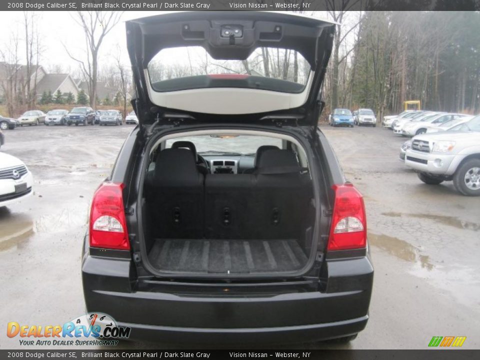 2008 Dodge Caliber SE Brilliant Black Crystal Pearl / Dark Slate Gray Photo #6