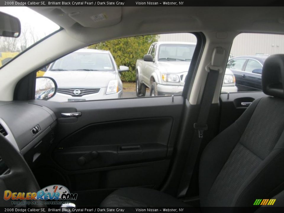 2008 Dodge Caliber SE Brilliant Black Crystal Pearl / Dark Slate Gray Photo #7