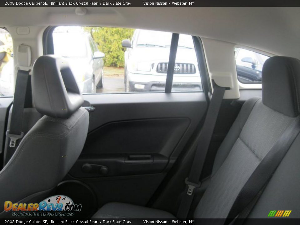2008 Dodge Caliber SE Brilliant Black Crystal Pearl / Dark Slate Gray Photo #8