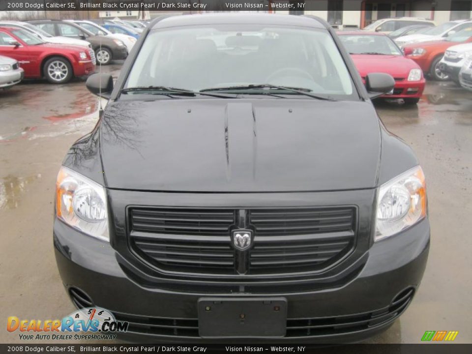 2008 Dodge Caliber SE Brilliant Black Crystal Pearl / Dark Slate Gray Photo #9