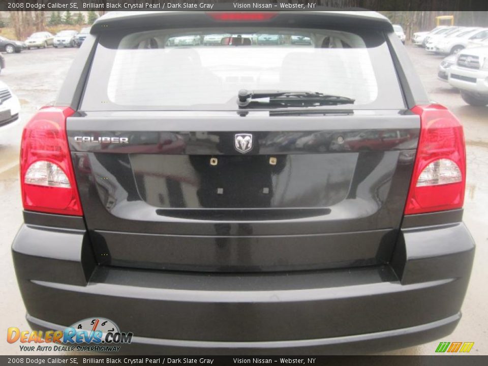 2008 Dodge Caliber SE Brilliant Black Crystal Pearl / Dark Slate Gray Photo #13