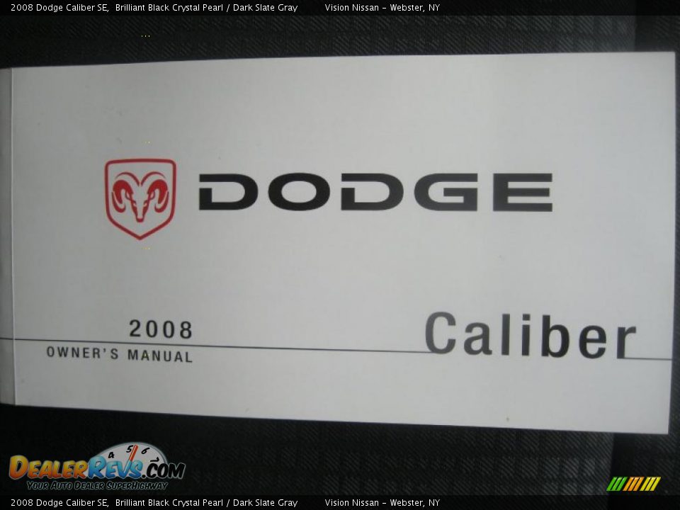 2008 Dodge Caliber SE Brilliant Black Crystal Pearl / Dark Slate Gray Photo #17