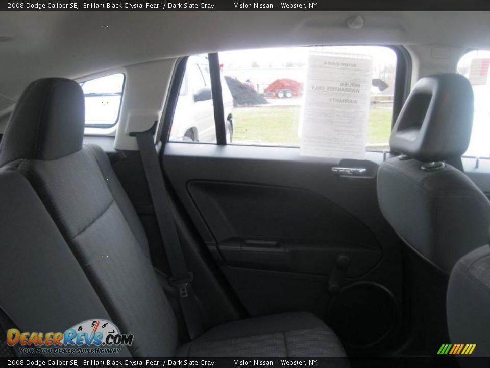 2008 Dodge Caliber SE Brilliant Black Crystal Pearl / Dark Slate Gray Photo #19