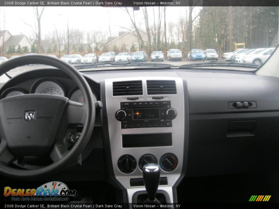 2008 Dodge Caliber SE Brilliant Black Crystal Pearl / Dark Slate Gray Photo #22